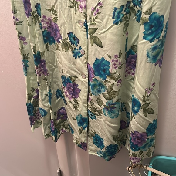 BFA classics floral maxi dress with buttons down front - Picture 3 of 5